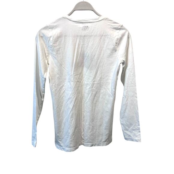 J. Crew Womens XS Collector Tee Christmas Tree Truck Long Sleeve Crew Neck Shirt - Picture 2 of 9